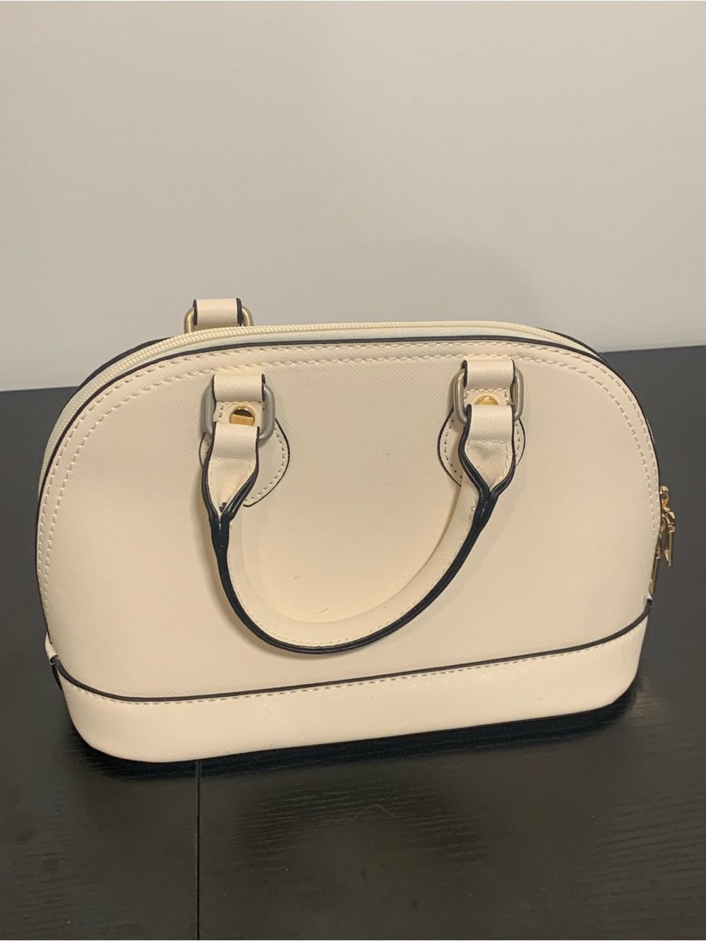 Cream Dome Satchel
